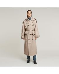 G-Star - Macro Balloon Trench Coat - Lyst