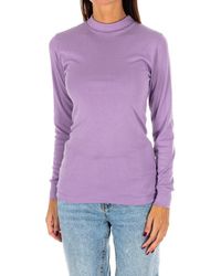 Kisses&Love - Long-Sleeved T-Shirt With Half-High Collar 1625-M - Lyst