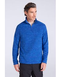 Mountain Warehouse - 'Snowdon' Fleece Top Half Zip Breathable Quick Dry Sweater - Lyst
