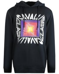 Roberto Cavalli - Cavalli Class Asymmetric Box Design Hoodie - Lyst