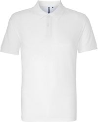 Asquith & Fox - Plain Short Sleeve Polo Shirt Cotton - Lyst