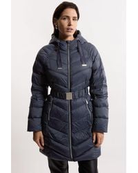 Karen Millen - Real Down Packable Coat - Lyst