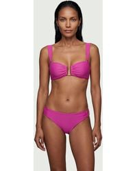 Karen Millen - Detachable Strap Trim Bikini Top - Lyst