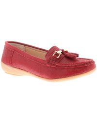 Love Leather - Shoes Flat Tahiti Slip On Leather (Archived) - Lyst