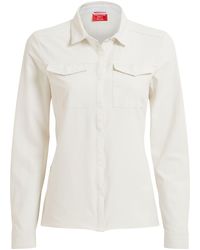 Craghoppers - Ladies Nosilife Pro Iii Long-Sleeved Shirt (Sea Salt) - Lyst