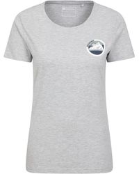 Mountain Warehouse - Lake District Tree Ring Printed T-Shirt Cotton Round Neck Breathable Everyday Tee - Lyst