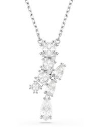 Swarovski - 'Matrix' Base Metal Necklace - Lyst