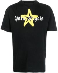 Palm Angels - Star Sprayed T Shirt - Lyst
