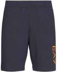 EA7 - Bermuda Shorts Cotton - Lyst