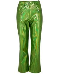 Amy Lynn - Amylynn Lupe Metallic Patterned Five Pocket Pants - Lyst