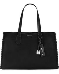 Carvela Kurt Geiger - Suedette Juno Whipstitch Tote Bag - Lyst