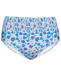 Trespass - Ladies Eryn Leopard Print Swim Briefs (Light Sage) - Lyst