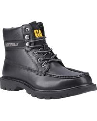 Caterpillar - Cat Lifestyle Colorado Moc Toe Leren Zwarte Enkelboots Voor Mannen - Lyst