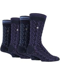 Jeep - 4 Pack Cotton Dress Socks - Lyst