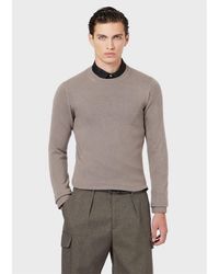 Emporio Armani - Emporio Armani Crew Neck Regular Fit Sweater - Lyst