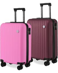 Infinity Leather - Hard Shell Cabin Suitcase 36 X 22 X 56 Cm Luggage Suitable For Easyjet, Ryanair, Wizzair - Lyst