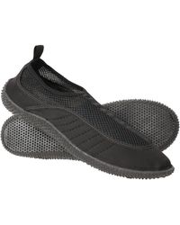 Mountain Warehouse - 'Bermuda' Aqua Shoe With Mesh Panel Slip On Summer Beach Sandals Textile - Lyst