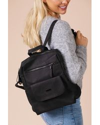SVNX - Faux Leather Backpack - Lyst