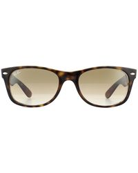 Ray-Ban - Sunglasses New Wayfarer 2132 710/51 Light Havana Gradient 52Mm - Lyst