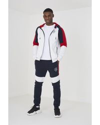 Brave Soul - 'Holden' Zip Through Hoodie & Jogger Co-Ord Set Cotton/Polyester - Lyst