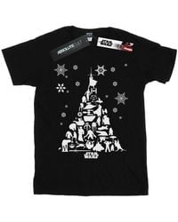 Star Wars - Christmas Tree T-Shirt Cotton - Lyst