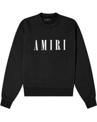Amiri - Bold Core Logo Sweatshirt Cotton - Lyst