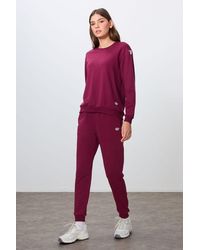 TOMMY LIFE - Oversized Cotton- Sweatshirt And Pants Set - Lyst