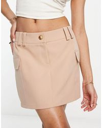 Miss Selfridge - Mid Rise Cargo Pocket Micro Mini Skirt - Lyst