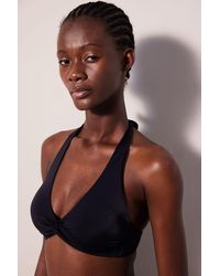 Penti - Solid Triangle Halter Bikini Top - Lyst