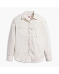 Levi's - Levi's Teodora Western Long Sleeve Denim Shirt - Lyst