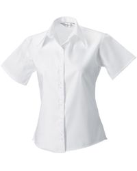 Russell - Collection /Ladies Ultimate Short-Sleeved Shirt Cotton - Lyst