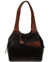 NiNa Amora - 'Enza' & Conker And Leather Handbag - Lyst