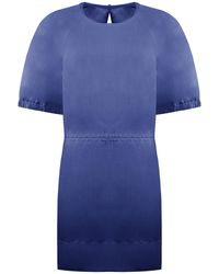 Sweaty Betty - Loren Poplin Mini Dress Lyocell - Lyst