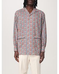 Valentino - Geprinte Zijde Longsleeve Shirt - Lyst