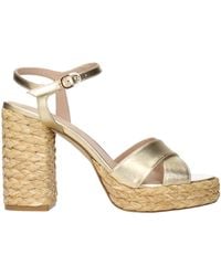 Stuart Weitzman - Platform Block Heel Sandals - Lyst