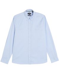 Ted Baker - Allarde Regular Branded Light Oxford Shirt - Lyst