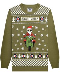 Lambretta - Aw25 Scooter Christmas Jumper Cotton - Lyst