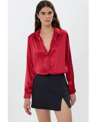 Hiccup - Satin Classic Shirt - Lyst