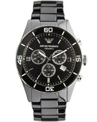 Emporio Armani - Ar1421 Leo Ceramica Watch - Lyst