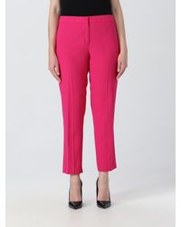 McQueen - Crêpe Cigarette Pants - Lyst