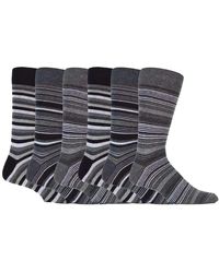 Sock Snob - 6 Pack Colourful Striped Patterned Dress Cotton Socks - Lyst