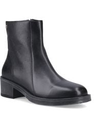Hush Puppies - Ayla Leather Heeled Ankle Boots - Lyst