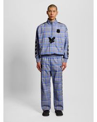Lyle & Scott - Plaid Zipped Drill Pant - Lyst
