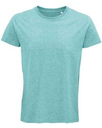 Sol's - Crusader Heather Organic T-Shirt (Light) - Lyst