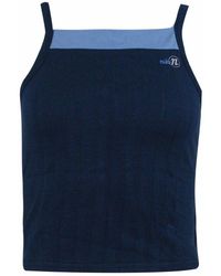 Nike - Square Neck Sleeveless Cropped Top 261086 451 Cotton - Lyst