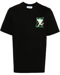 Casablancabrand - Le Jeu Printed Cotton T-Shirt - Lyst