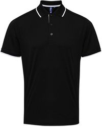 PREMIER - Contrast Coolchecker Polo Shirt - Lyst