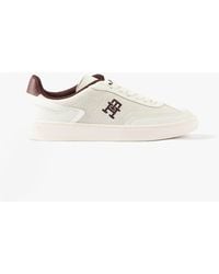 Tommy Hilfiger - Th Heritage Sneaker Trainers/Burgundy Velvet Leather - Lyst