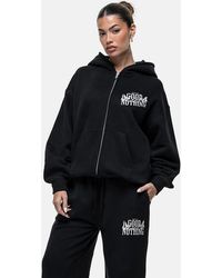 Good For Nothing - Oversized Zip Through Hoodie - Lyst