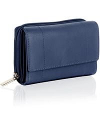 Woodland Leathers - Genuine Leather Purse Rfid Blocking Wallet - Lyst